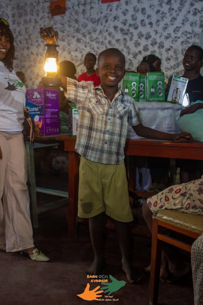 bring solar lamp for orphange in mombasa kenya
